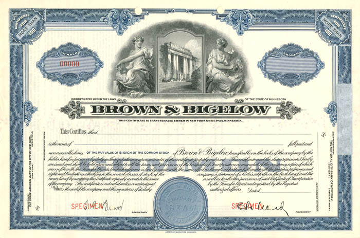 Brown and Bigelow